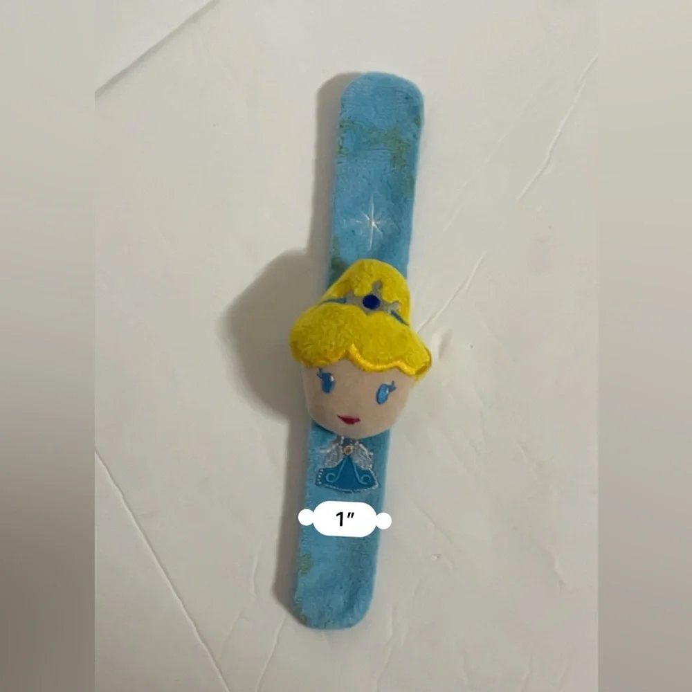 Vintage Blue Disney Cinderella Slap Bracelet